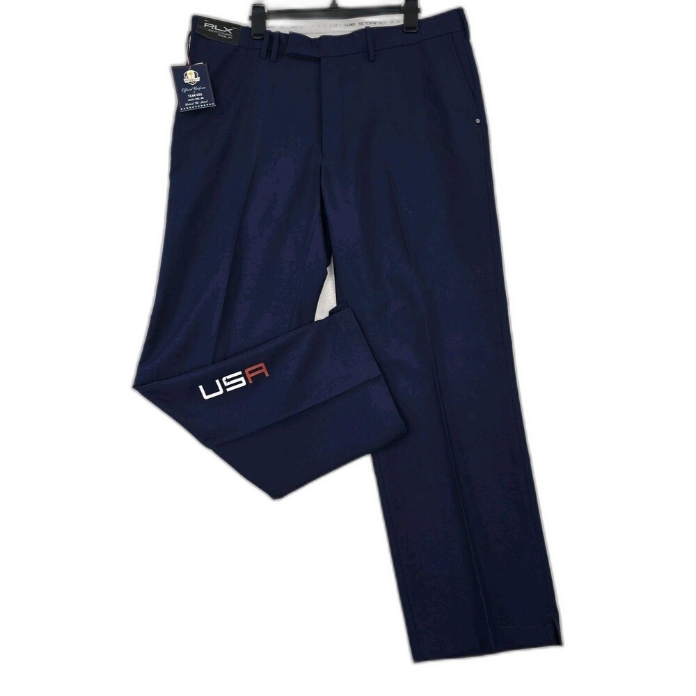 Ralph Lauren RLX Team USA Pants Mens 38x36 Blue Golf Ryder Cup 2016 PGA